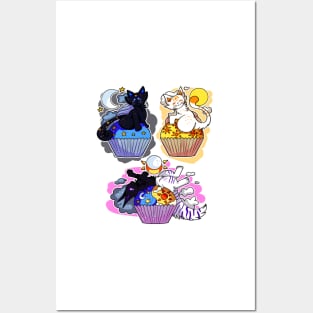 cupcake cats (1) Posters and Art